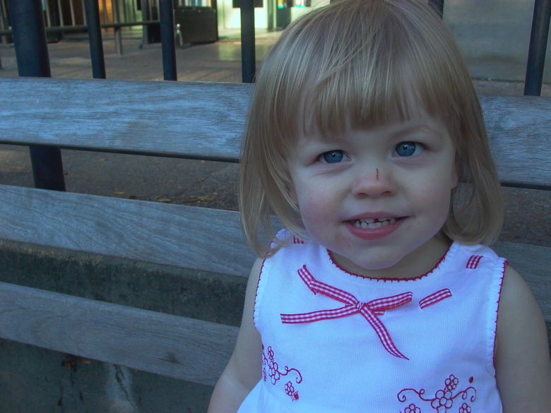 Erica at the zoo
