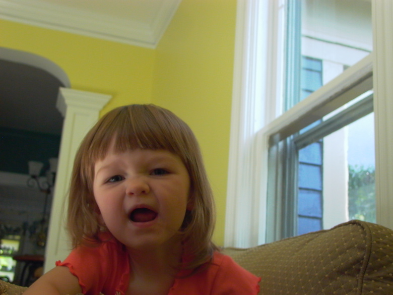 Em making faces